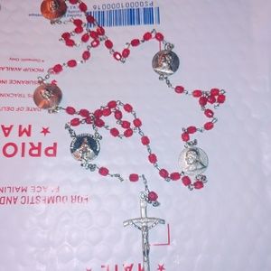 Italian Rosary with Pope John Medals